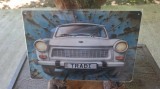 Reclama metalica 30 cm x 20 cm - C - Trabant