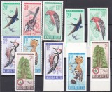 DB1 Fauna Pasari Ungaria 1966 DT + NDT ( lipsa val. 30 f. ) MNH, Nestampilat