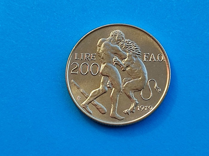 200 Lire 1979 San Marino-UNC-RAR!