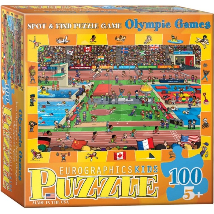 Puzzle 100 piese Spot &amp; Find Olympics