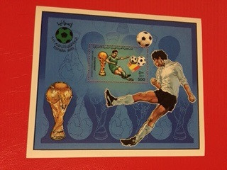 LIBIA, FOTBAL 82 - COLIȚĂ MNH