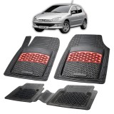 Cumpara ieftin Covorase Tavita Cauciuc Compatibile Peugeot 206 (5 usi Facelift) 2003&ndash;2009 Red