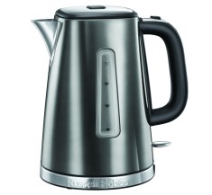 Fierbator electric Russell Hobbs din otel inoxidabil, gri, 1.7 L, 2400 W, 23211-70 - SECOND