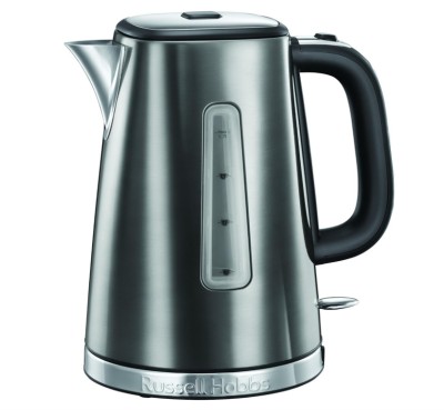 Fierbator electric Russell Hobbs din otel inoxidabil, gri, 1.7 L, 2400 W, 23211-70 - SECOND foto