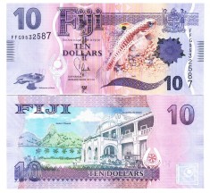 Fiji 10 Dolari 2013 P-116 UNC