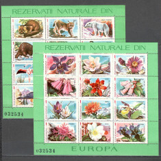 Romania.1987 Flora si fauna din rezervatii naturale-Bl. ZR.809