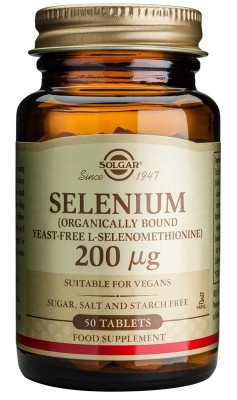 Selenium 200mcg Solgar 50tbl foto