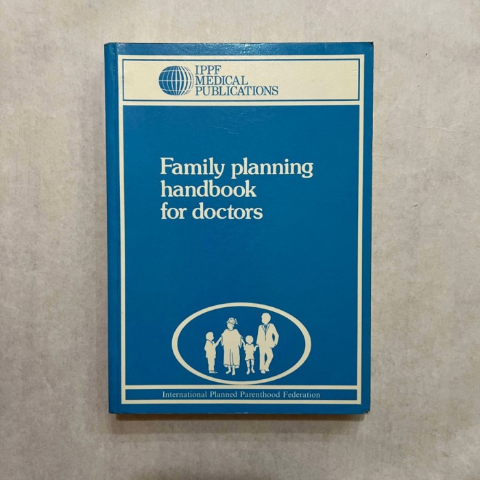Family planning handbook for doctors