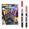 Carioci Creta Lichidă, Multicolor, Set 7 Bucăți, V&acirc;rf 1mm, Culori Intense
