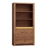 Cumpara ieftin Biblioteca pal maro frasin Infinity 96x42x192 cm