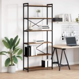 VidaXL Bibliotecă Lemn vechi 80 x 30 x 188 cm Lemn compozit