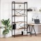 vidaXL Bibliotecă Lemn vechi 80 x 30 x 188 cm Lemn compozit 868411
