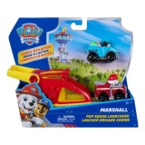 PATRULA CATELUSILOR SET FIGURINA MARSHALL SI VEHICUL CU LANSATOR