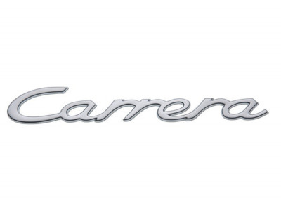 Emblema Carrera spate portbagaj Porsche foto