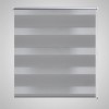 Jaluzea tip zebra, 80 x 150 cm, gri