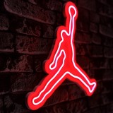 Cumpara ieftin Accesoriu decorativ de perete LED Basketball Rosu 42x40x2 cm
