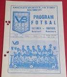 Program meci fotbal VICTORIA Bucuresti - CORVINUL Hunedoara (16.12.1986)