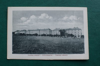 20ADE - Vedere - Carte postala - Sibiu - Cazarma foto