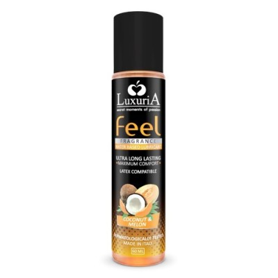 Lubrifianti cu arome - Luxuria Feel Lubrifiant cu Aroma Ultra Rezistent 60 ml Cocos si Pepene Confort Maxim Testat Dermatologic foto