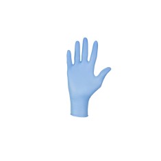 Manusi nitril nepudrate de calitate superioara, Mercator, Nitrylex Classic, Albastru, Marime L, 100buc cutie