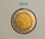 595 San Marino 500 Lire (The Republic and the World) 1990 KM#256, excelenta
