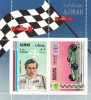 AJMAN/MANAMA 1969 - Piloti si masini de curse/ bloc MNH, Nestampilat