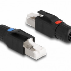 Conector de asamblat RJ45 Cat. 6A STP toolfree, Delock 86965