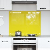 vidaXL Contrablat bucătărie galben 80x60x0.6 cm sticlă securizată