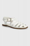 Cumpara ieftin Barbour sandale de piele Macy femei, culoarea alb, LFO0683WH12