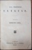 Sex Propertii Elegiae, Henricus Keil Lipsia 1850, Carte Veche, Latina, Bibliofilie, Legatura Cartonata, 111 Pagini