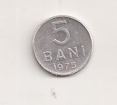 Moneda - Romania 5 bani 1975 , v1