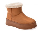 Ghete ALDO maro, PLUSHY 274, din material textil