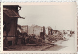 230 - UNGHENI, Iasi, case bombardate, Romania ( 10/7 cm) - old real Photo - 1941, Necirculata, Fotografie