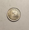 Straits Settlements 5 Centi Cents 1918 UNC, Asia