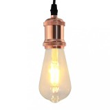 vidaXL Suporturi de lampă 2 buc Rose Gold E27