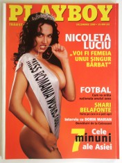 REVISTA &amp;#039;&amp;#039; PLAYBOY &amp;#039;&amp;#039; DECEMBRIE 2000 , NICOLETA LUCIU foto