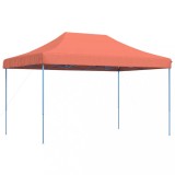 Cumpara ieftin Cort de petrecere pliabil Pop-Up, 440x292x315 cm, teracota