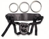 Ham strap on Universal Harness Negru