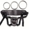 Ham strap on Universal Harness Negru