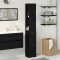 vidaXL Dulap de Baie Stejar Negru 25 x 25 x 170 cm Lemn compozit 862669