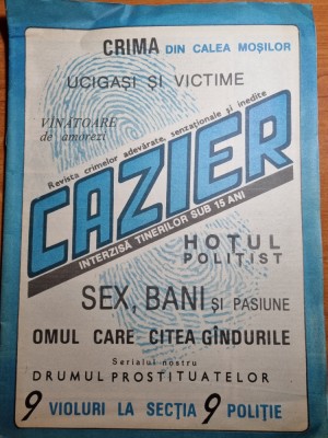 revista cazier anul 1,nr. 1 din 1991 - prima aparitie a revistei foto