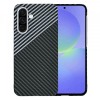 Husa pentru Samsung Galaxy A36 A366, Techsuit, Carbonite FiberShell, Neagra Gri