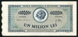 q607 ROMANIA 1000000 lei 16 APRILIE 1947 APROAPE NECIRCULATA aUNC DOAR URME DE MANIPULARE
