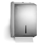 Cumpara ieftin Dispenser manual din otel inoxidabil pentru prosoape de hartie, Z Fold 400 coli