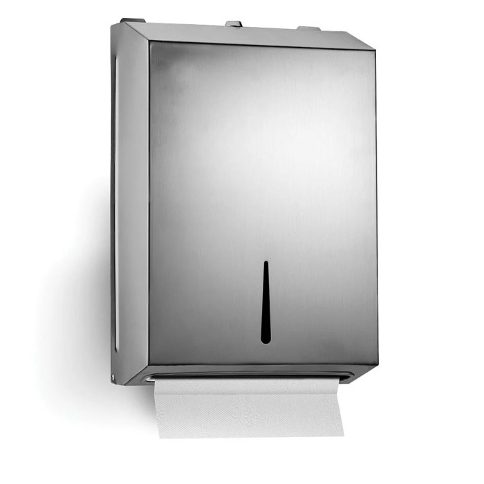 Dispenser manual din otel inoxidabil pentru prosoape de hartie, Z Fold 400 coli