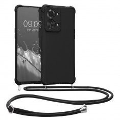 Husa Kwmobile pentru OnePlus Nord 2T, Silicon, Negru, 58770.01