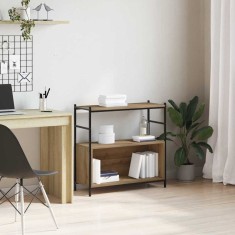 vidaXL Raft pentru cărți stejar artizanal 80 x 30 x 78.5 cm 862932