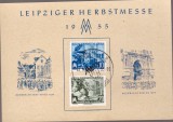 Germania (R.D.G. / DDR) 1955 - Carte Poștală Illustrată Souvenir / FDC Leipziger Herbstmesse 1955 (4&ndash;9 Septembrie 1955) - Cod: -OD1