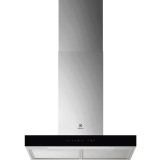 Hota incorporabila decorativa Electrolux LFT826X, Control electronic, Putere de absorbtie 730 mc/h, Conectivitate plita, Functie Breeze, Iluminare LED