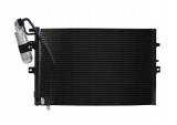 Condensator AC Saab 9-5 192010; motor 1.9 TiD, 2.0 T, 2.2 TiD, 2.3 T, 3.0 TiD, dimensiuni [mm]: 640x360x22, uscator integrat, iesire 8,2mm, intrare